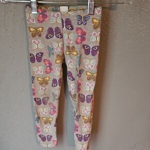 5/$10 Carter's Multicolor Butterfly Print Leggings